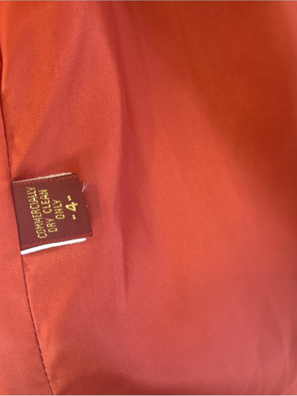 Anne Klein Coral Pink Wool-Blend Pea Coat with Gold Buckle - Picture 5 of 5